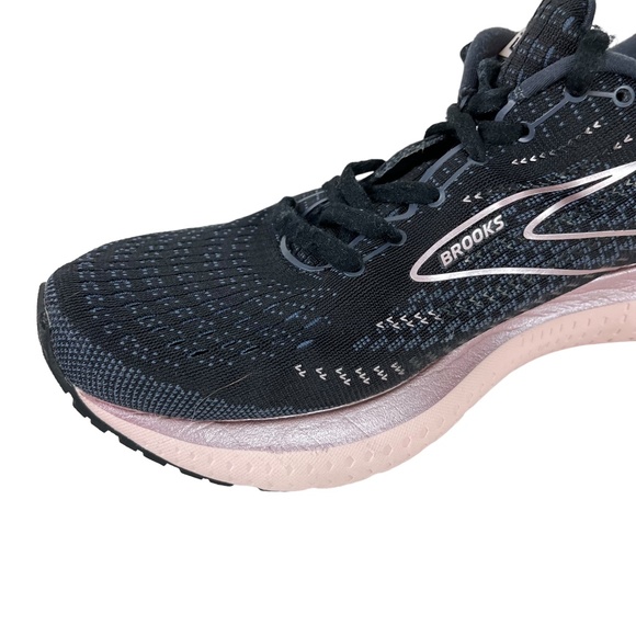 BROOKS GLYCERIN 19 Black Gray Pink DNA LOFT Sneakers Running Gym Shoes sz 10.5 W - Picture 6 of 16